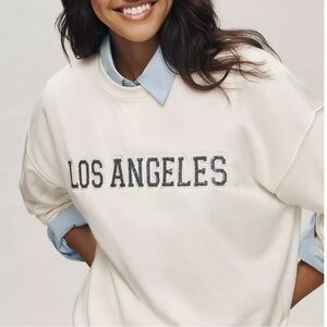 BEACH RIOT✖️ANTHROPOLOGIE City Sweatshirt NWT